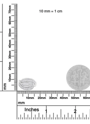 14KT White Gold Diamond Bypass Band Ring (1 cttw, H-I Color, SI1-SI2 Clarity) - Image 6