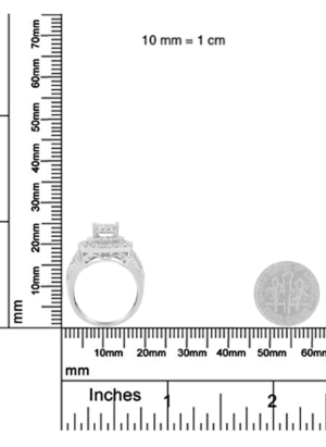 14KT White Gold Diamond Cocktail Ring (1 1/2 cttw, H-I Color, SI2-I1 Clarity) - Image 7