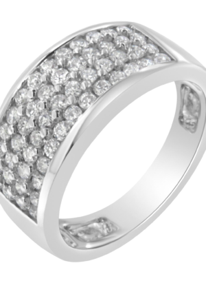 14K White Gold Round Cut Diamond Ring (1.0 Cttw, H-I Color, SI2-I1 Clarity) - Image 2