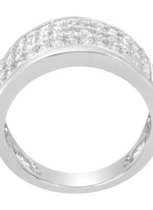 14K White Gold Round Cut Diamond Ring (1.0 Cttw, H-I Color, SI2-I1 Clarity) - Image 3