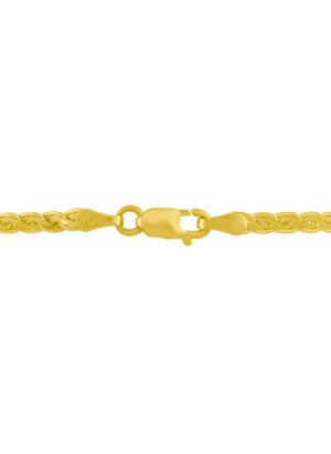 Gold "V" Shape Necklace - Image 4