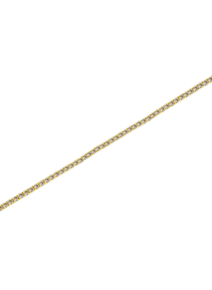 14K Yellow Gold Plated .925 Sterling Silver 8.0 Cttw Diamond Classic Link Tennis Bracelet (K-L Color, I2-I3 Clarity) - 7-1/4" - Image 5