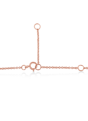 Gold Bezel-Set Diamond Solitaire Pendant Necklace - Image 3