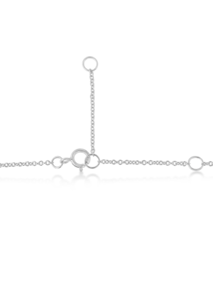 Gold Bezel-Set Diamond Solitaire Pendant Necklace - Image 3