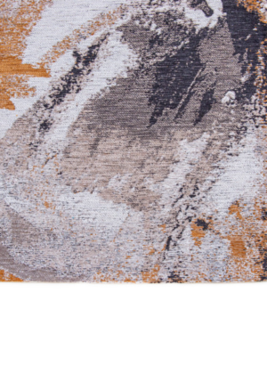 9' X 13' Gray and White Abstract Non Skid Area Rug - Image 4