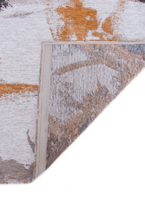 9' X 13' Gray and White Abstract Non Skid Area Rug - Image 5