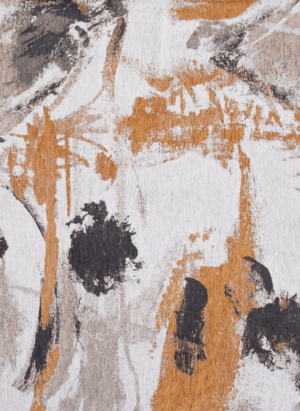 9' X 13' Gray and White Abstract Non Skid Area Rug - Image 7