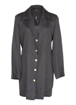 The Grace Long Blazer Dress in Black - Image 6