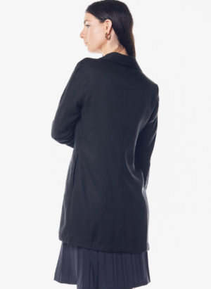 The Grace Long Blazer Dress in Black - Image 4