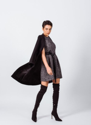 Worsted Flannel Long Trench Coat - Image 3