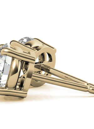 4.00 ctw Lab Grown Diamond Stud Earrings in 14k White Gold (G-VS) - Image 3